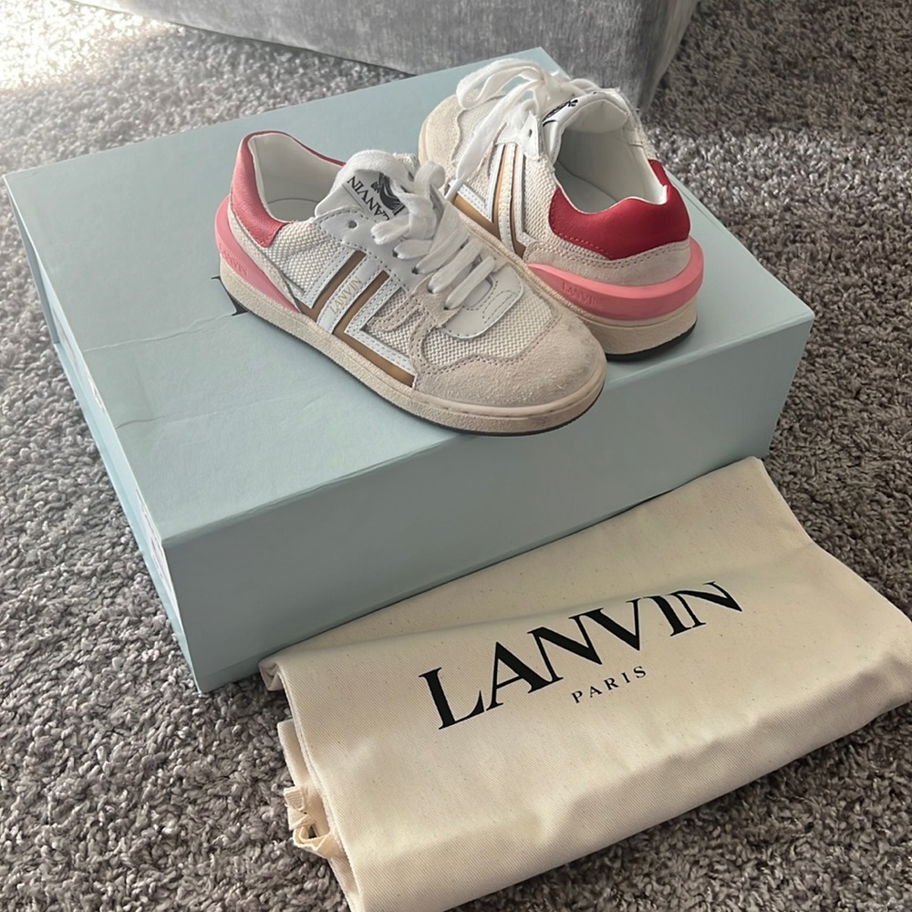 Kids Lanvin shoes pink, white, cream